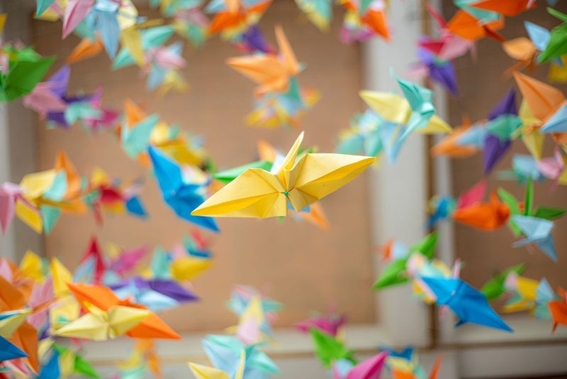 Origami Ohrringe