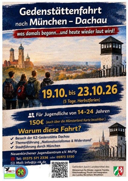 Was damals begann … und heute wieder laut wird- Gedenkstättenfahrt nach München & Dachau