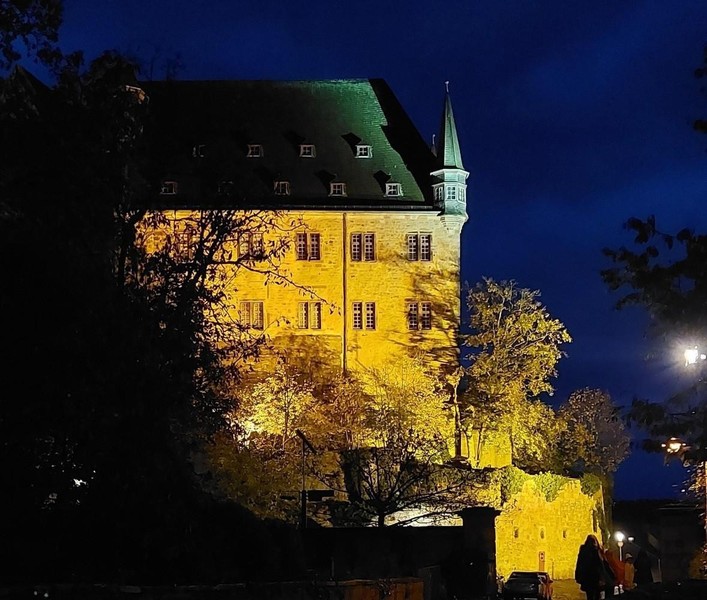 Was spukt denn da am Marburger Schloss?