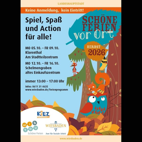 Schöne Ferien vor Ort / Herbst 2026 / Schelmengraben