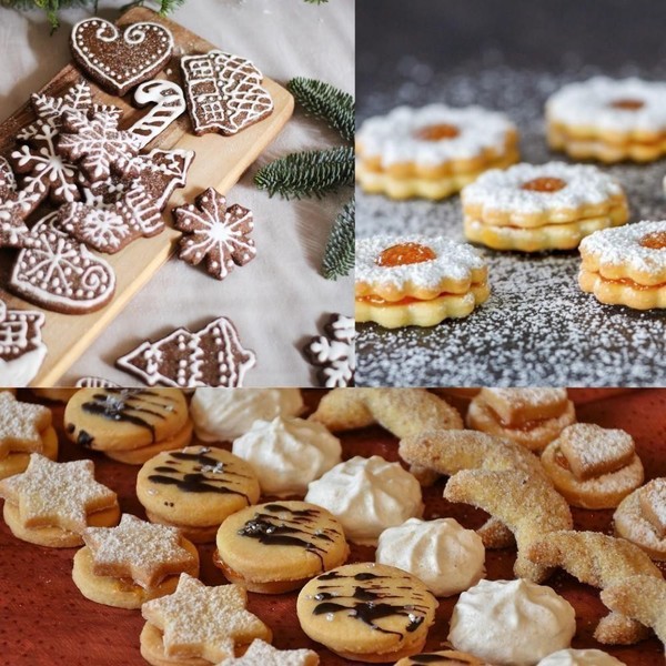 Weihnachtsplätzchen backen