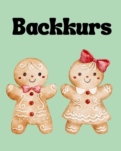 Lebkuchenmännchen mit Schokolade