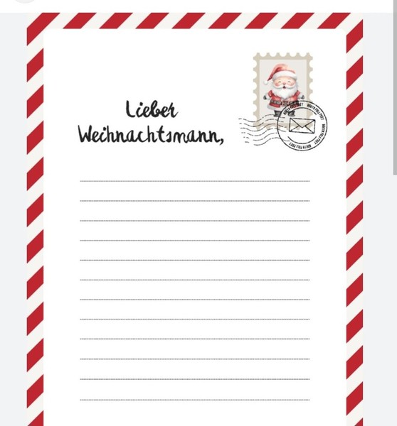 Briefe an den Weihnachtsmann und das Christkind - für Familien mit mehreren Kindern ab 2 Jahren