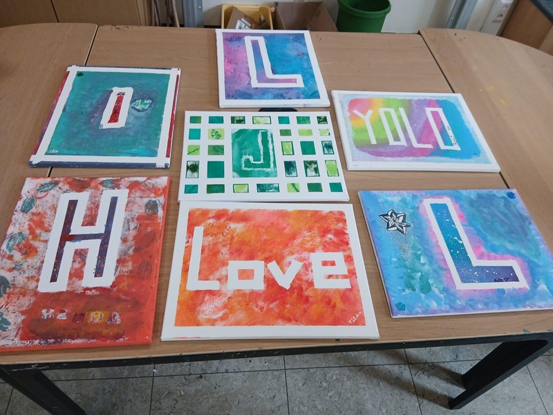 Jetzt wird`s kreativ - Wir drucken unser eigenes Kunstwerk