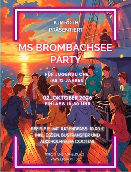 Party auf der MS-Brombachsee