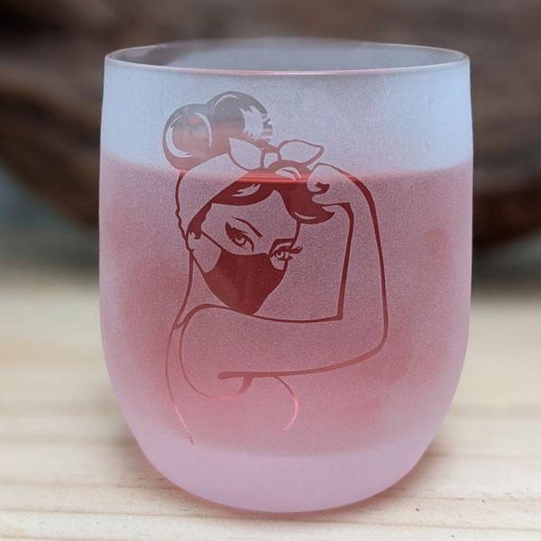 Glas Sandstrahlen