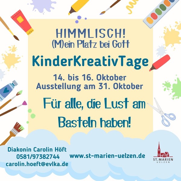Kinder-Kunst-Tage in Uelzen 2026
