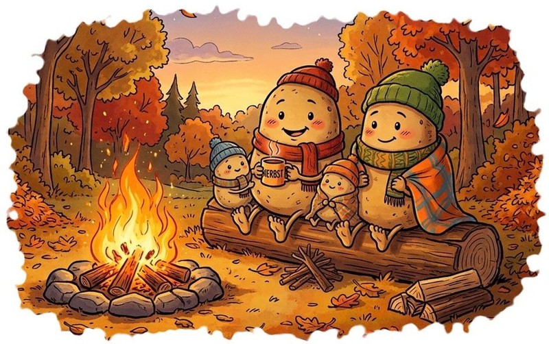Lagerfeuer, Kartoffelbraten und Glühpunsch schlürfen für die ganze Familie!