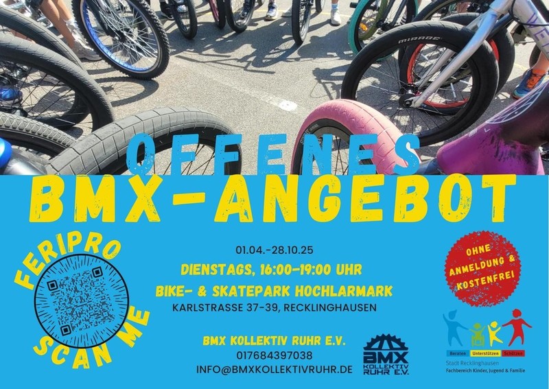 Offenes BMX-Angebot im Bike- und Skatepark