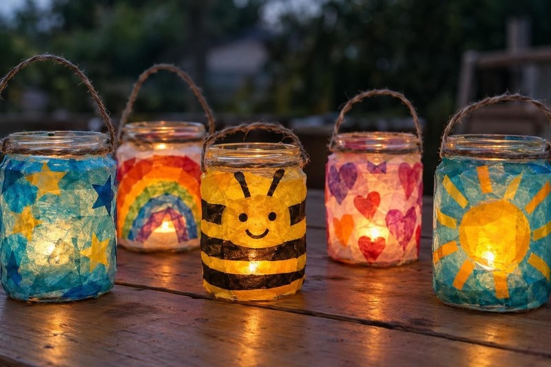 Windlichter gestalten