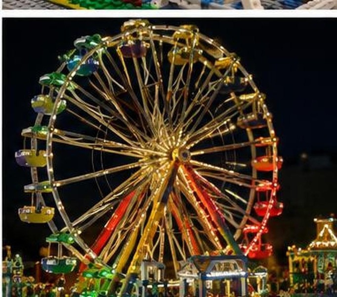 Kirmes-beleuchtung – bringt unsere Lego-Kirmes zum Leuchten! 2.0