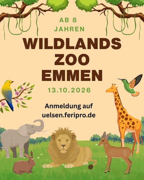 Wildlands Zoo Emmen - mit der Jugendpflege Uelsen