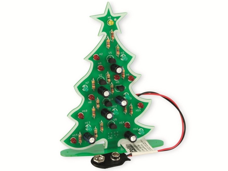 Projekt Leuchtender LED-Weihnachtsbaum