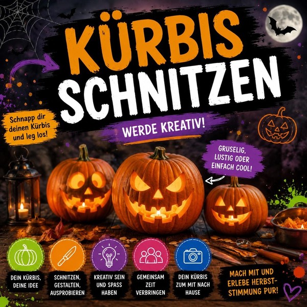 Kürbis schnitzen